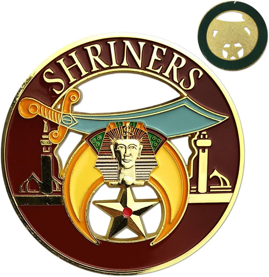 Shriner Masonic Car Emblem - Symbol of Freemasonry Turkey | Ubuy