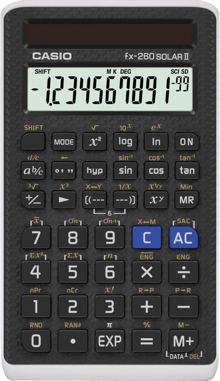 Buy Casio Fx 260 Solar Ii Scientific Calculator 5 X 0 6 X 2 9 Online In Turkey B071r3h9wb